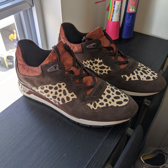 Geox Sneakers 10 Animal Print - Picture 1 of 7